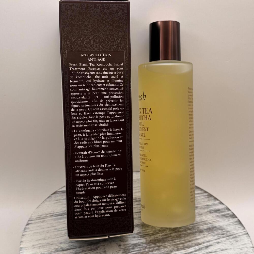 Fresh Black Tea Kombucha Facial Treatment Essence 5oz/150ml Brand New in Box - Picture 4 of 6
